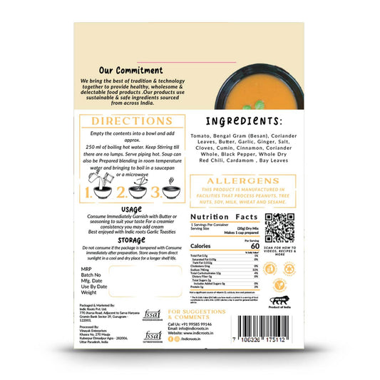 Tomato soup (Shorba Style) - Indic Roots (Formerly Organic Roots)