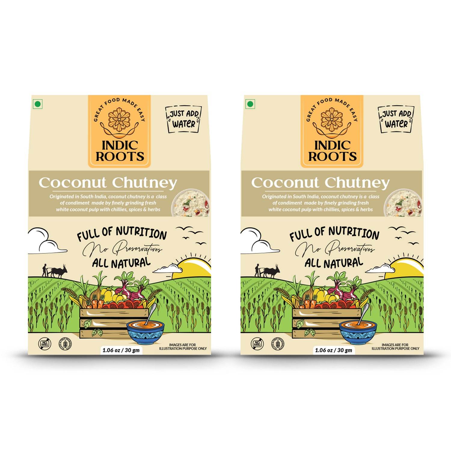 Coconut Chutney - Indic Roots (Formerly Organic Roots)