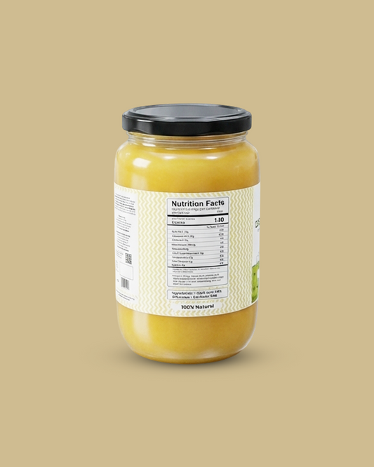 Hand-churned Desi Bilona Ghee - Made from Organic Cow’s Milk