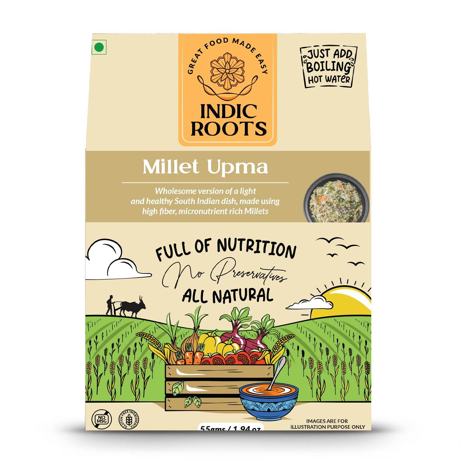 Khichdi Travel Pack - Indic Roots (Formerly Organic Roots)