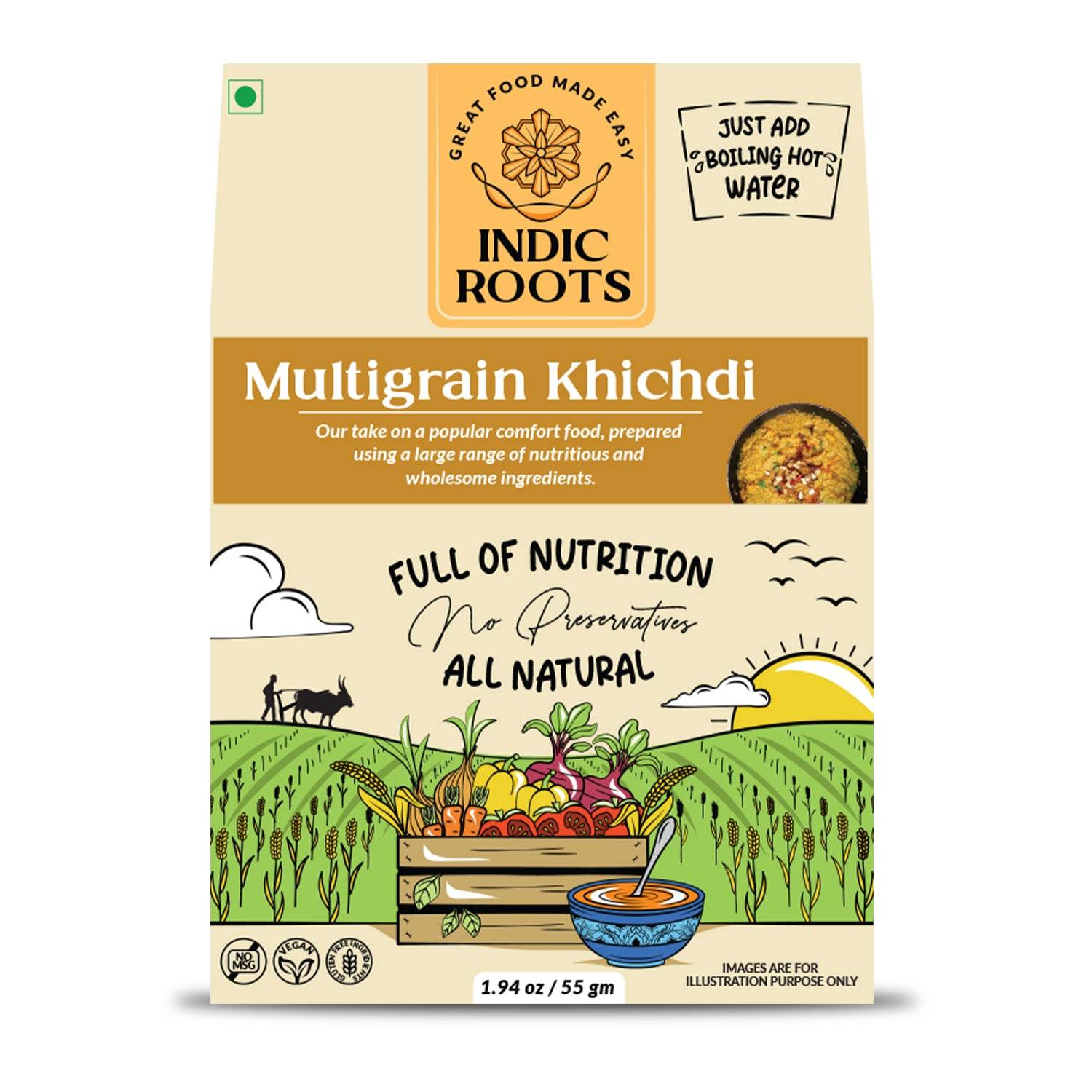 Khichdi Travel Pack - Indic Roots (Formerly Organic Roots)