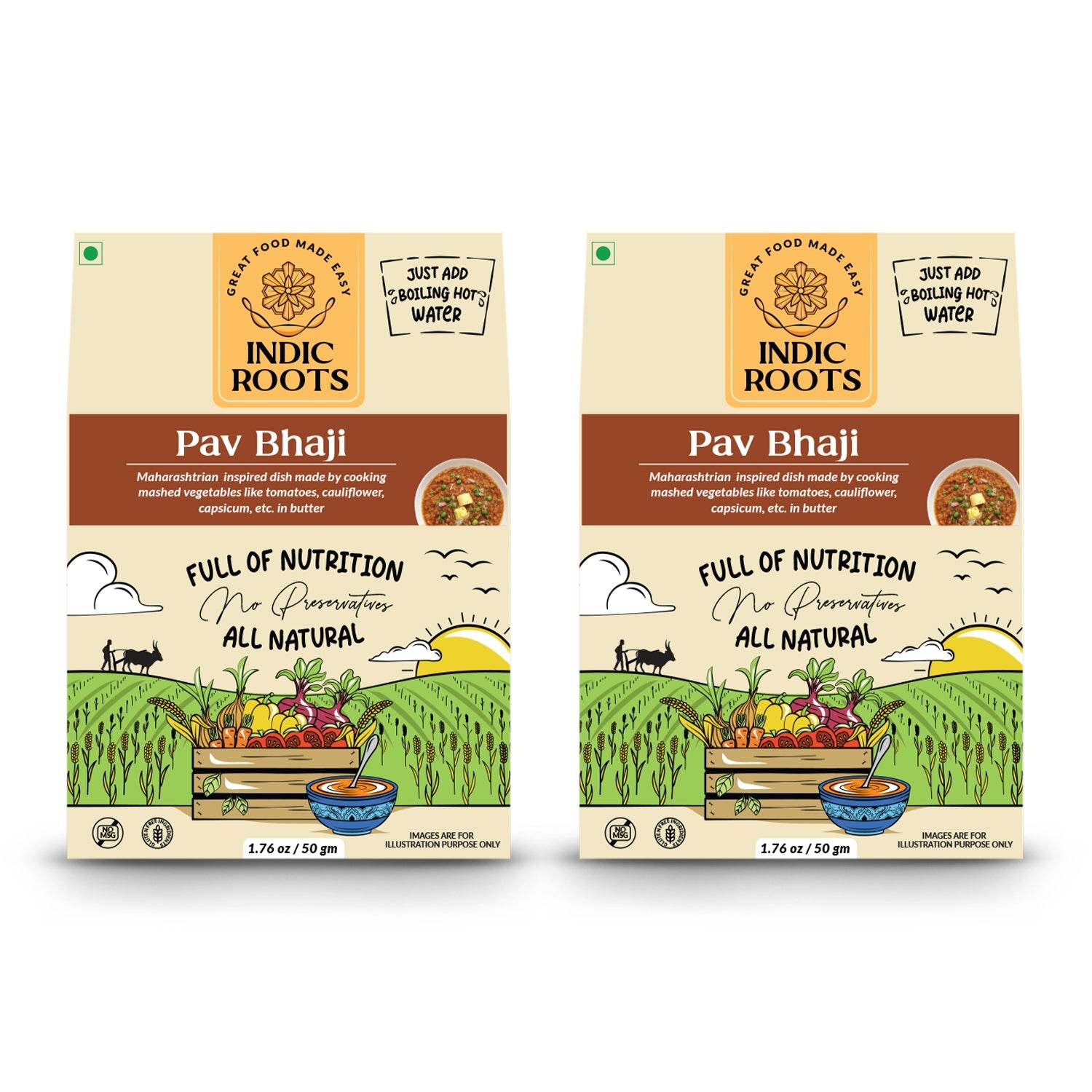 Pav Bhaji - Indic Roots (Formerly Organic Roots)
