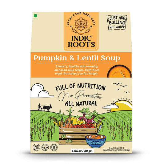 Pumpkin & Lentil Soup - Indic Roots (Formerly Organic Roots)