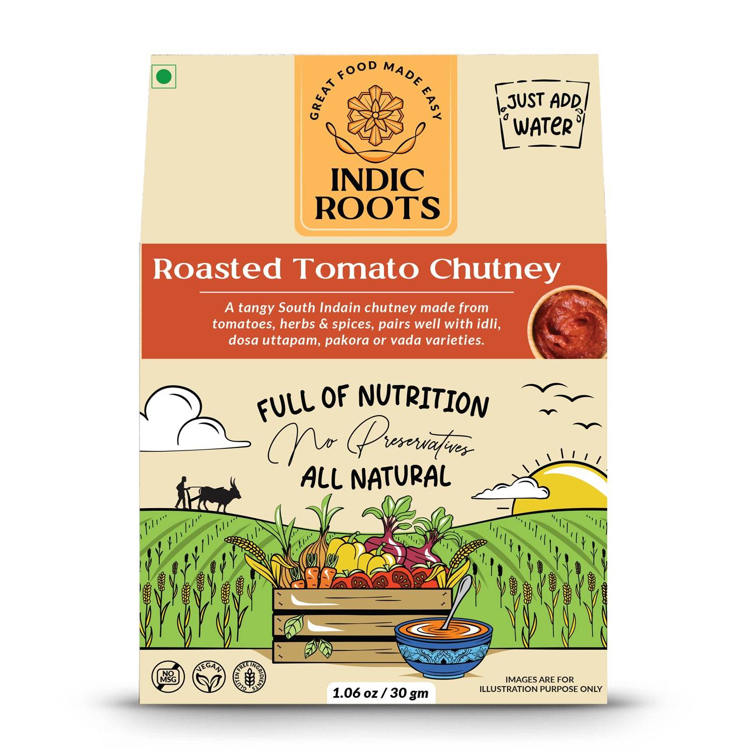 Roasted Tomato Chutney - Indic Roots (Formerly Organic Roots)
