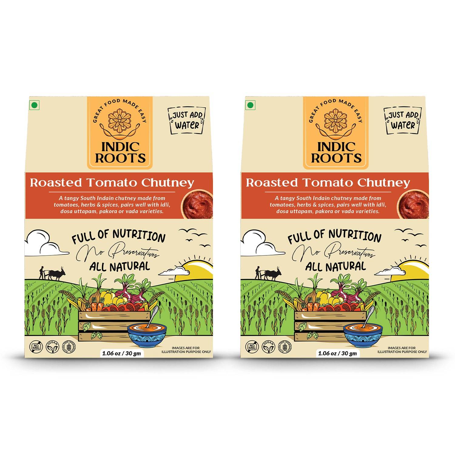 Roasted Tomato Chutney - Indic Roots (Formerly Organic Roots)