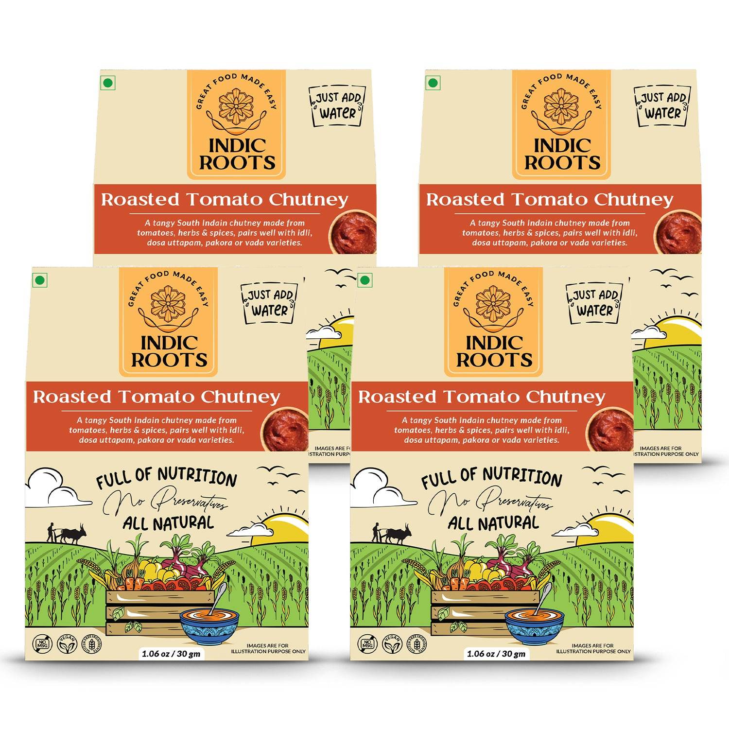 Roasted Tomato Chutney - Indic Roots (Formerly Organic Roots)
