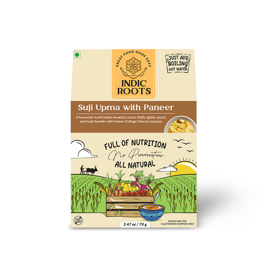 Suji Upma With Paneer