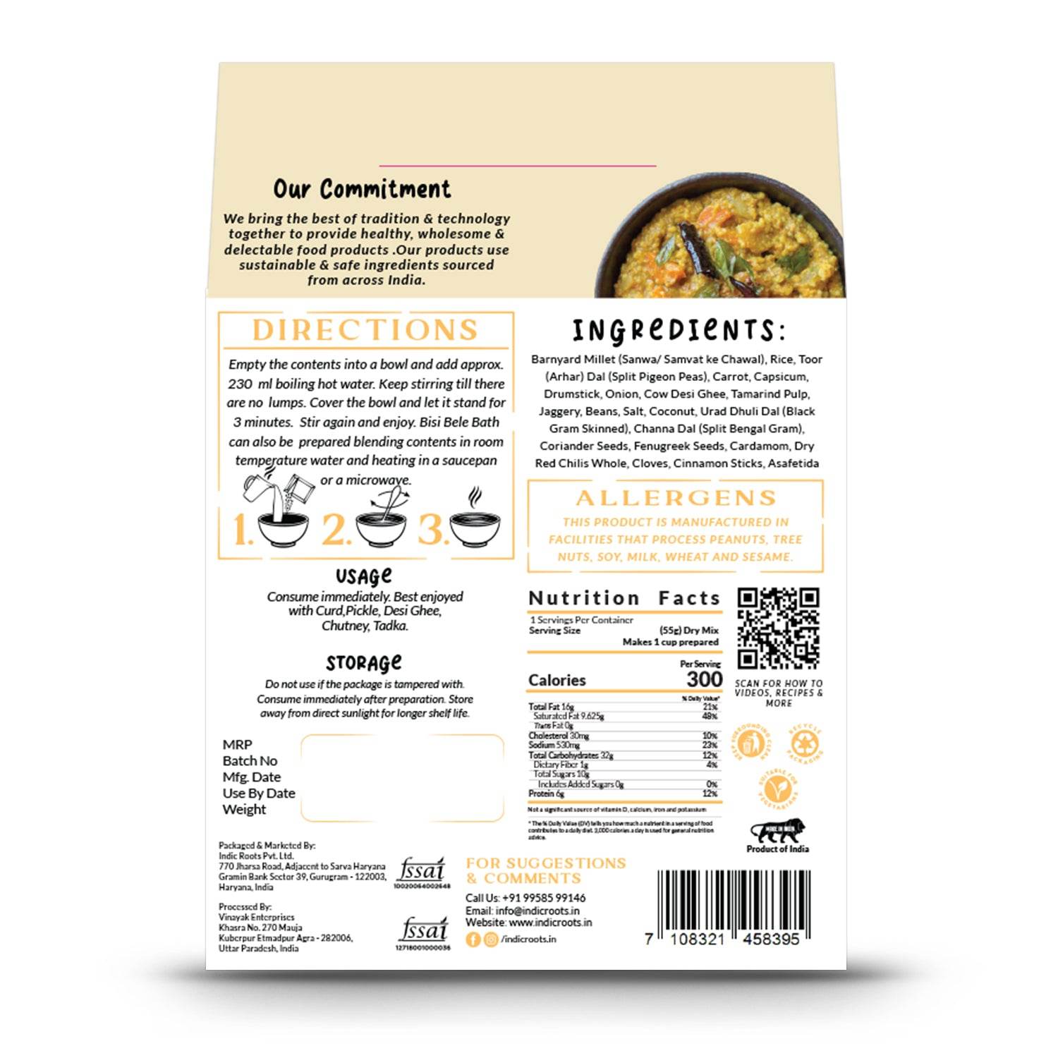 Khichdi Starter Pack - Indic Roots (Formerly Organic Roots)