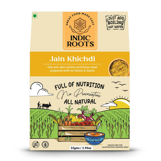 Jain Khichdi (No Onion, No Garlic) - Indic Roots