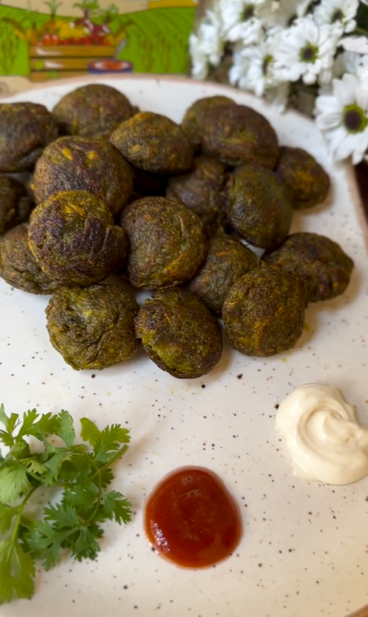 Spinach paniyaram
