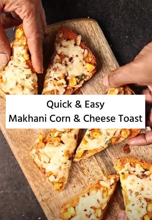 Makhani Corn & Cheese Toast
