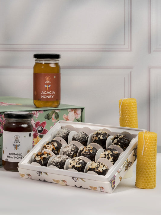 Laddoo & honey festive box – Wholesome sweet treats