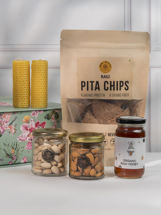 Festive goodies box – Nuts, honey & wholesome treats