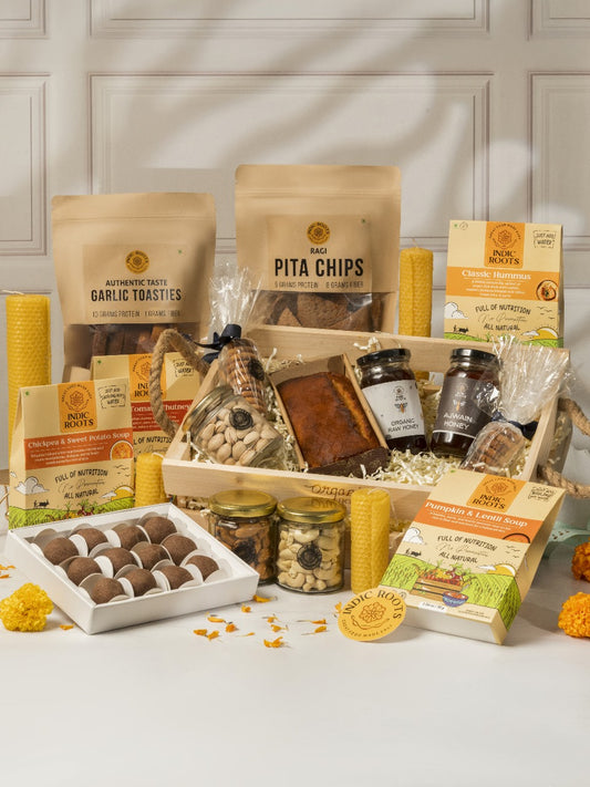 Joyful feast basket - Wholesome treats & sweet surprises