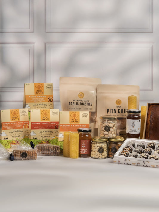 Joyful feast basket - Wholesome treats & sweet surprises