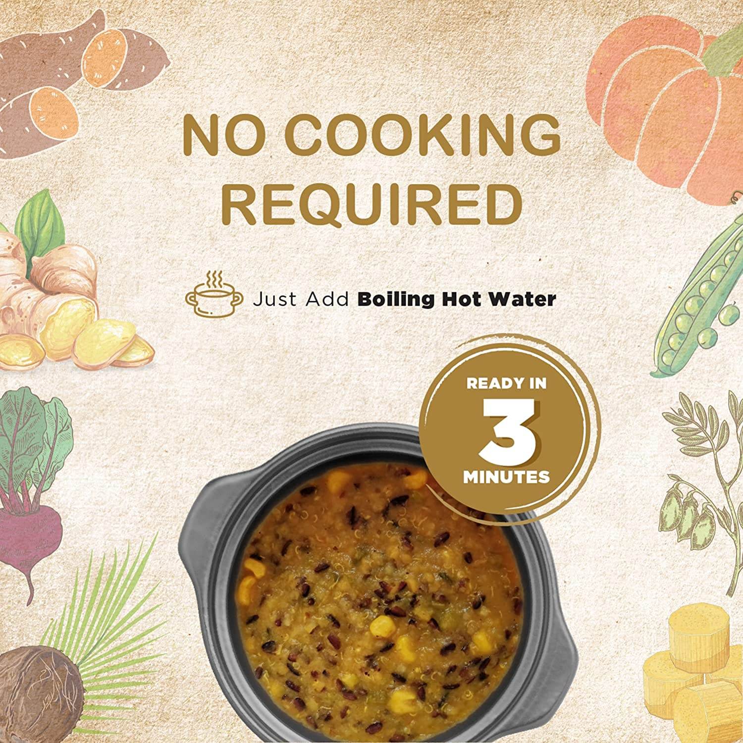 Black Rice & Quinoa Khichdi - Indic Roots