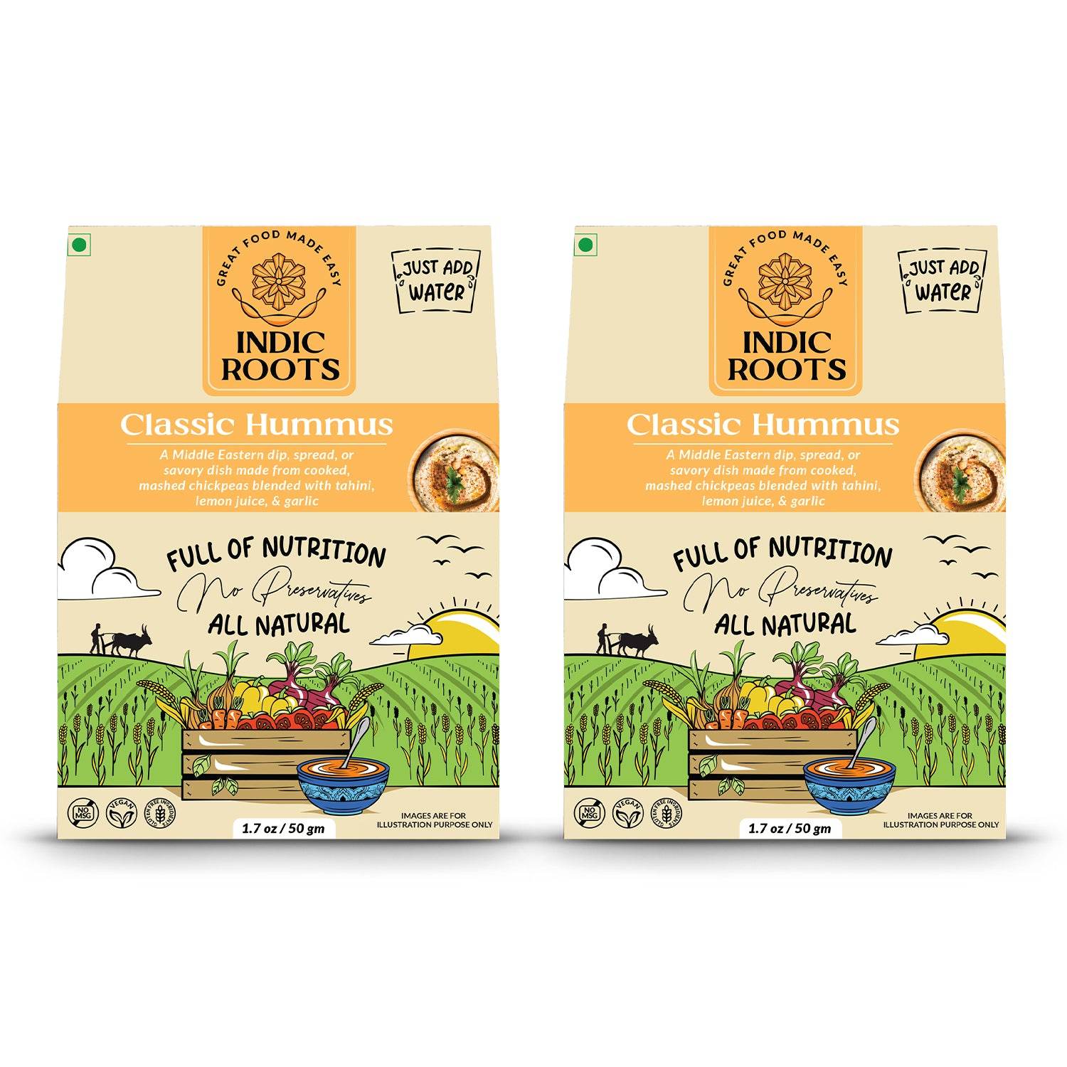 Classic Hummus - Indic Roots