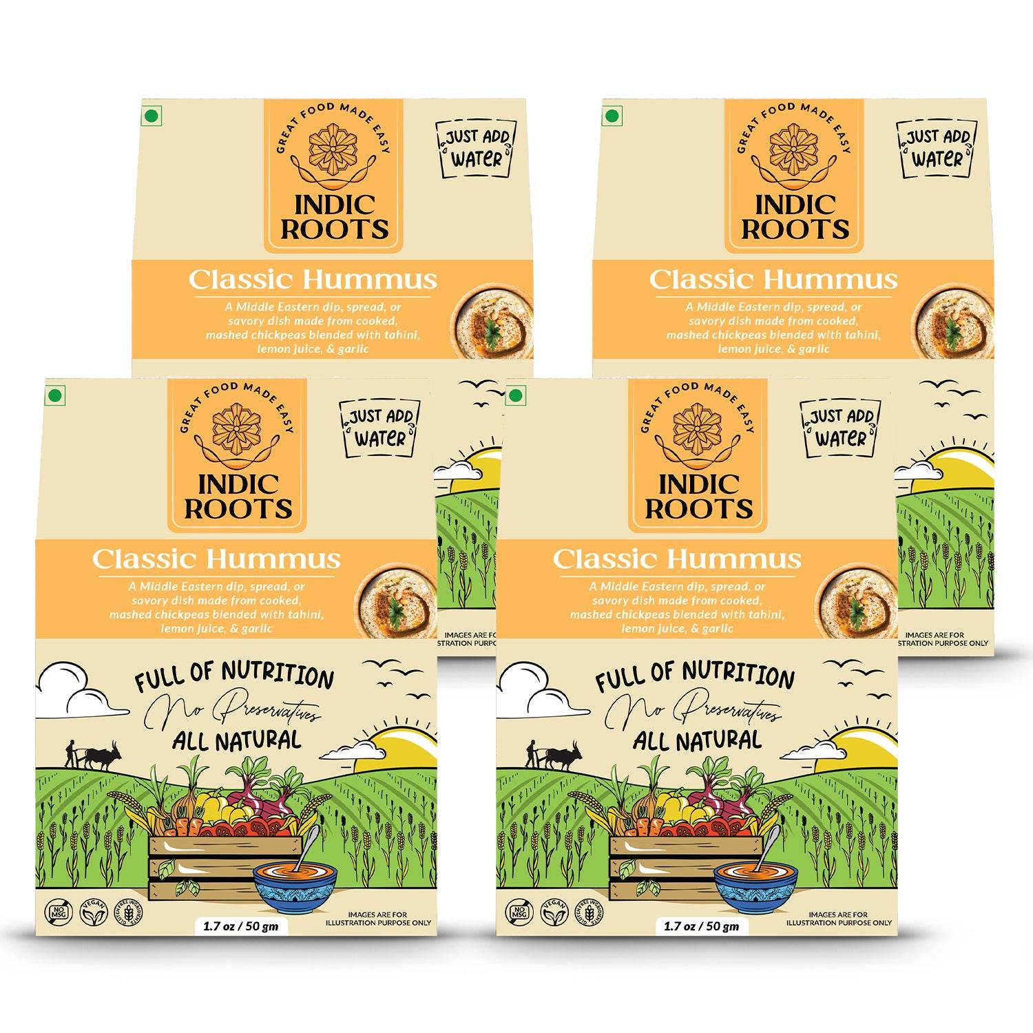 Classic Hummus - Indic Roots