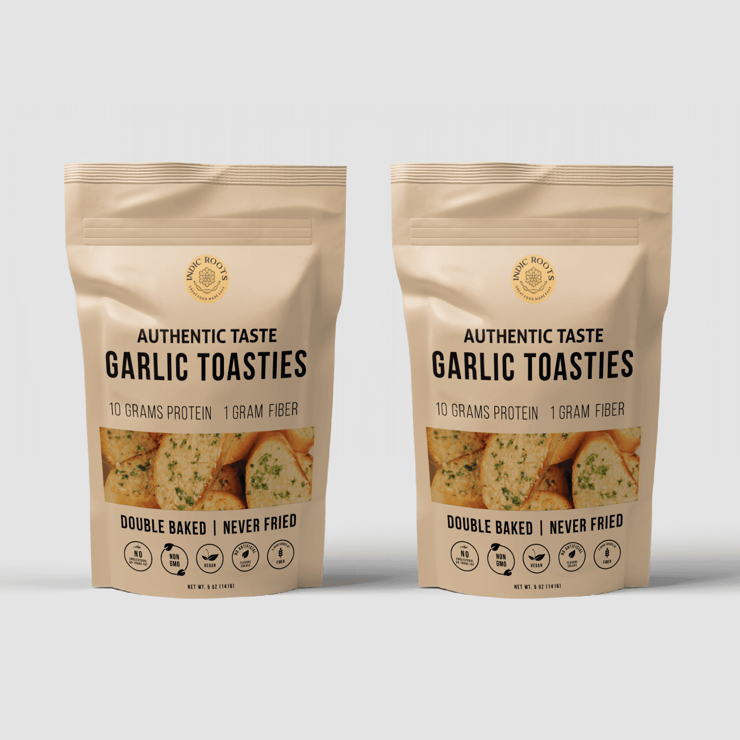 Garlic Toasties - Indic Roots