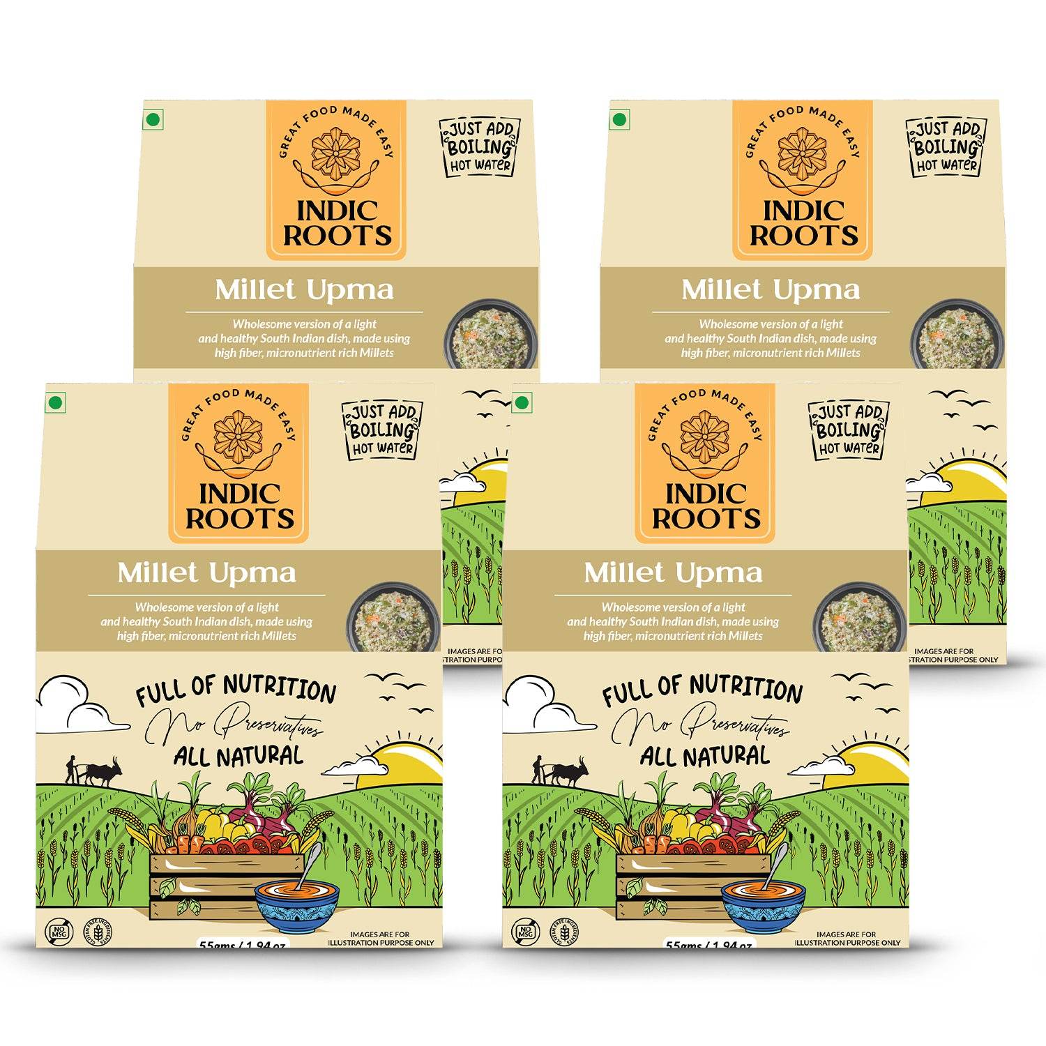 Millet Upma - Indic Roots
