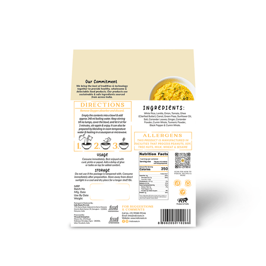 Moong Dal Vegetable Khichdi (Copy) - Indic Roots