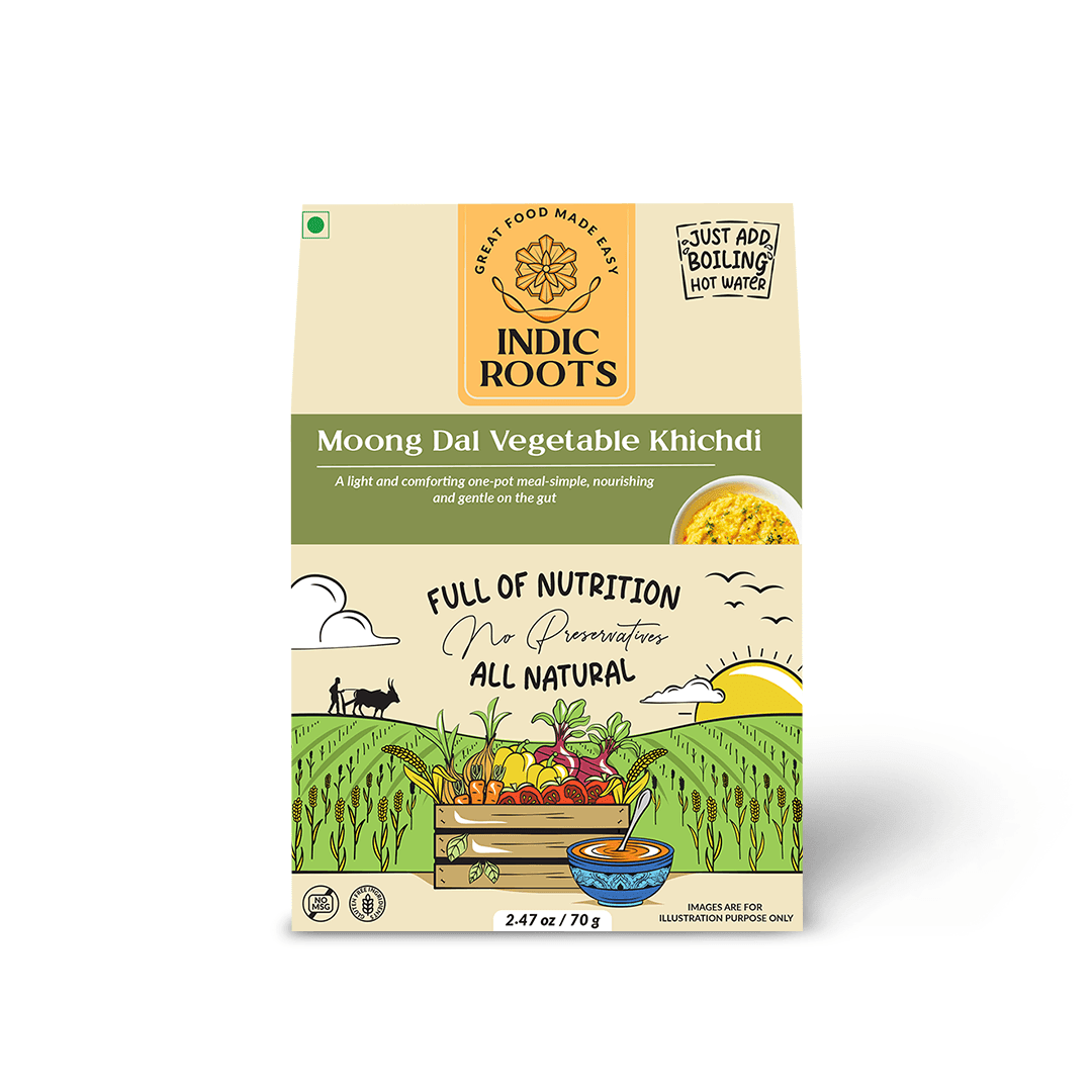 Moong Dal Vegetable Khichdi (Copy) - Indic Roots