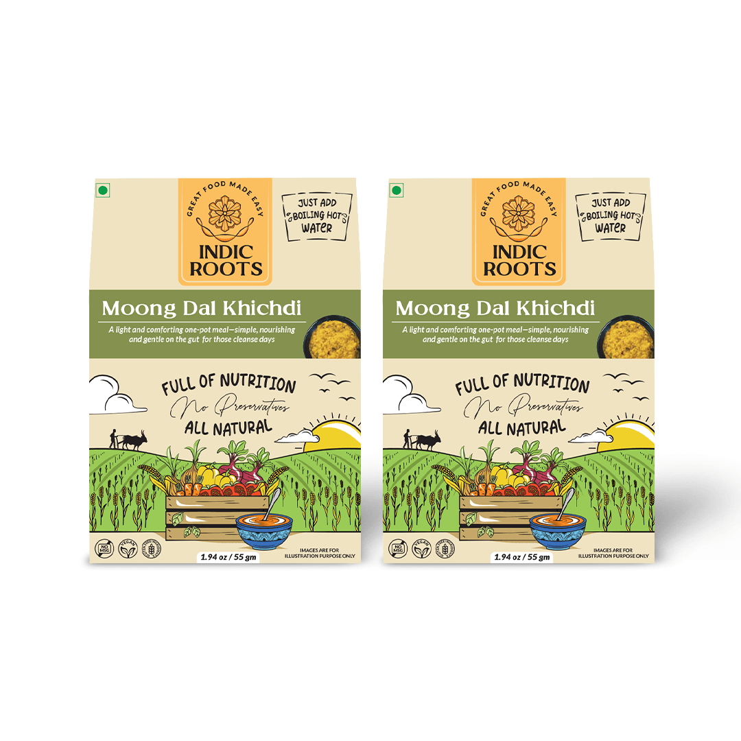Moong Dal Vegetable Khichdi (Copy) - Indic Roots