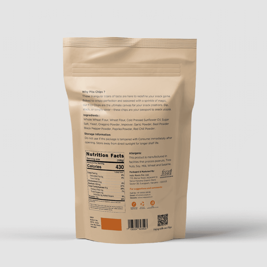 Pita Chips Whole Wheat (100 gms) - Indic Roots