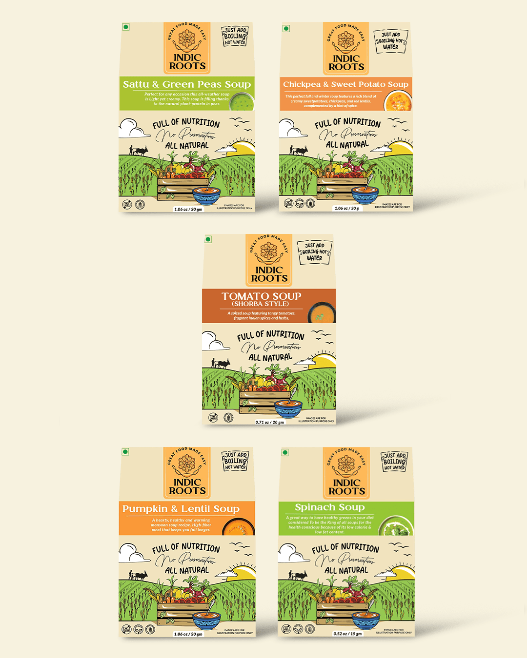 Soup Bundle - Pack of 5 - Indic Roots