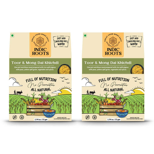 Toor Dal & Moong Dal Khichdi - Indic Roots